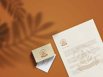Cafe Aromatico Business card and letterhead