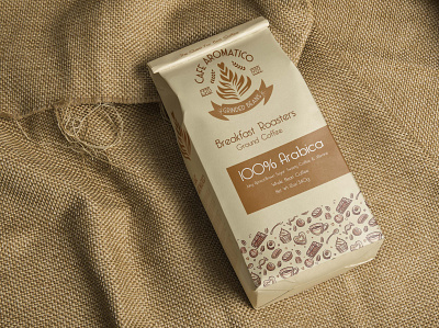 Pouch Package 2 adobe illustrator adobe photoshop cc brand identity branding branding concept branding design business coffee bean coffee cup coffeeshop company company logo design logo minimal mockup packaging design paper pouch product design stationary design