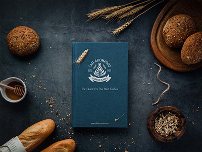 Cafe Aromatico Book adobe illustrator adobe photoshop cc book cover brand identity branding branding design business coffee bean coffee shop company logo design logo minimal package design product design stationary design