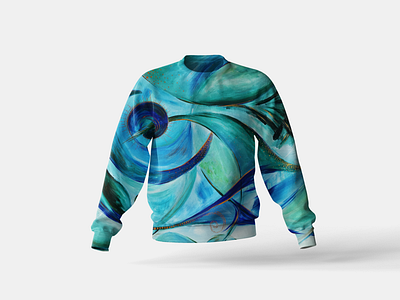 Acrylic Painting Sweatshirt Design