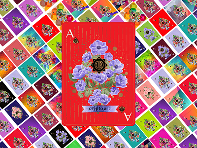 Welcome to my NFT World of Luxury Playing Cards ace of spades bitcoin blockchain crypto custom design illustration nft non fungible playing card virtual