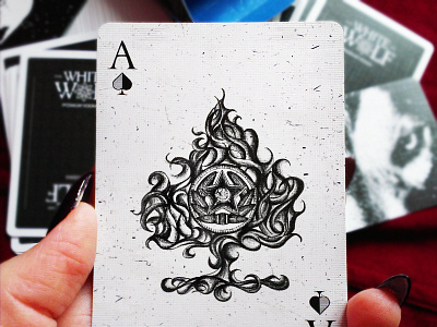Ace of Spades ace ace of spades cards cards design design flames illustration packaging pencil playing cards sketch vodka