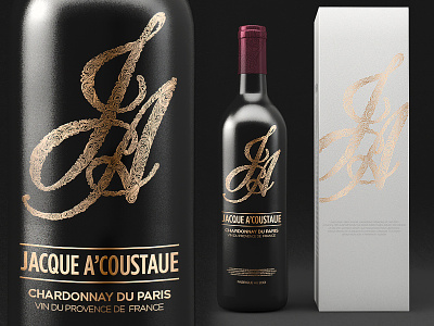 Wine Packaging gold letter packaging packaging design typography wine wine bottle wine packaging