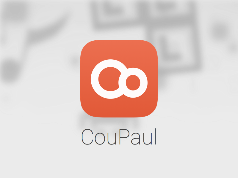 CouPaul.fr Mobile blog coupaul flat icon material mobile red redesign site