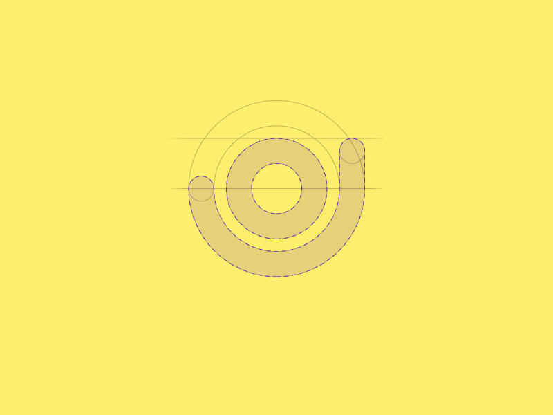 Olivier Coué Logo brand c co identity logo o olivier coué purple sketches vectorial yellow