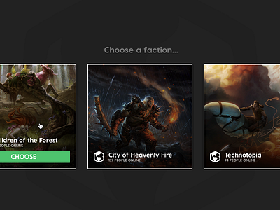 Choose a faction