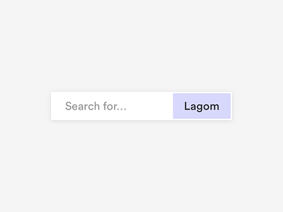 Lagom button lagom search shadow shapes simple