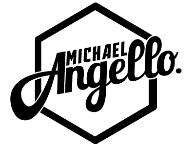 Michael Angello handlettering logo type