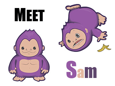 Meet Sam banana gorilla meet monkey novavo sam sample