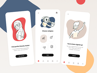 beauty masters search app awesome design beauty app freelance designer mobile app mobile app design mobile application mobile design ui design ui designer ux designer ux ui ux ui design ux ui designer visual design