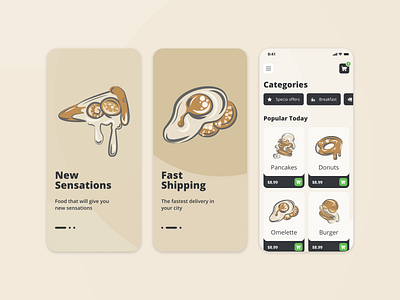 Restaurant app-design