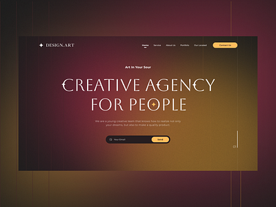 Web Design for Creative Agency