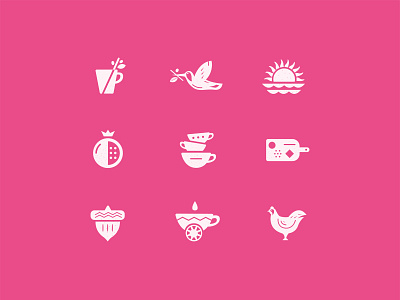Hello Dribbblers! bird branding cafe coffee hello hello dribbble icon icons icons design identity illustration logo vector