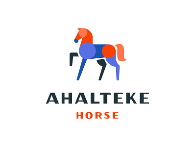Ahalteke horse animal animals horse horse logo logo type