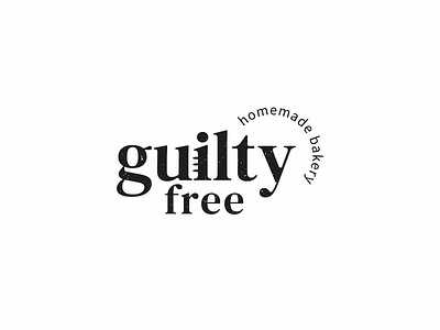 guilty free bakery bakery logo bakerylogo logo logo design logotype