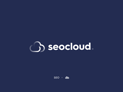 seocloud. abstract branding business cloud digital identity logo mark modern branding seo sky strategy symbol