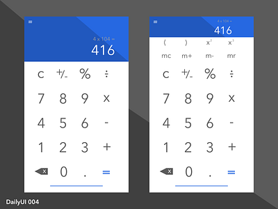 Calculator DailyUI 004