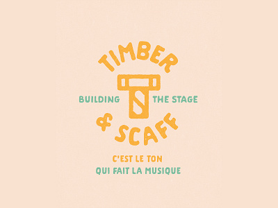 Timber & Scaff amsterdam branding logo logomark logotype stagebuilding ts