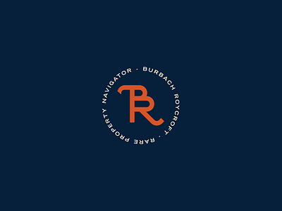 Burbach Roycroft badge br logo logomark monogram real estate realtor