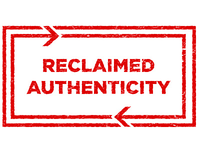 Reclaimed Authenticity stamp