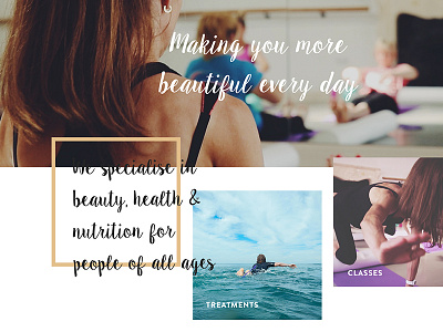 Health and Beauty Website WIP