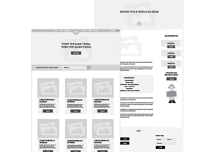 Border Biscuits Wires ui design web design website