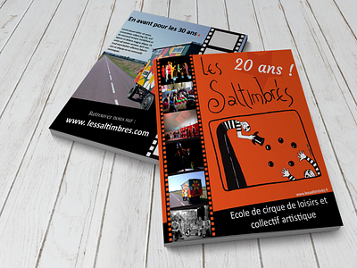Les Saltimbrés | Livre historique des 20 ans animation app branding design icon illustration logo typography ui ux vector web
