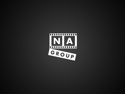 NA Group design film filmmaker flat logo logotype vector videomaker