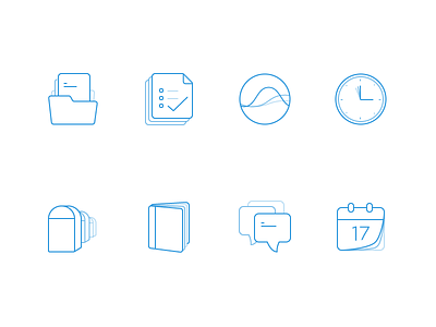 Blend line Icons