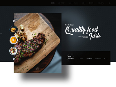 Food Ordering WEB Project black food order food page design theme ui ux design web design