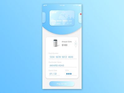 Dailyui 002 Credit Card Checkout!