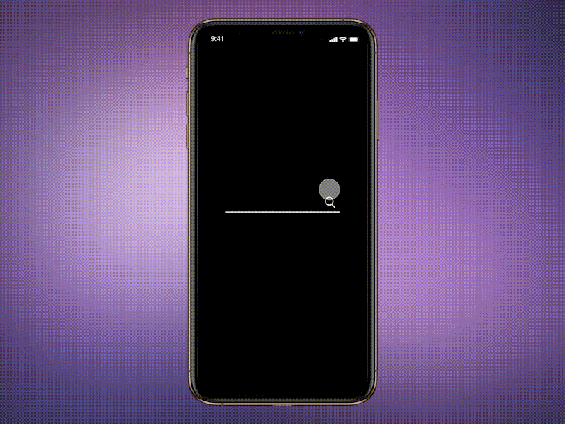 Search Animation dailyui