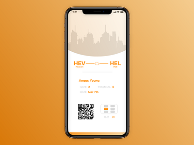 Boarding Pass #DailyUI #24