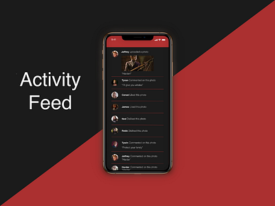 "Activity Feed" DailyUI 047 activity feed dailyui