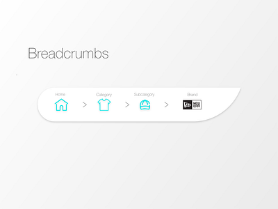 "Breadcrumbs" DailyUI 056 breadcrumbs dailyui