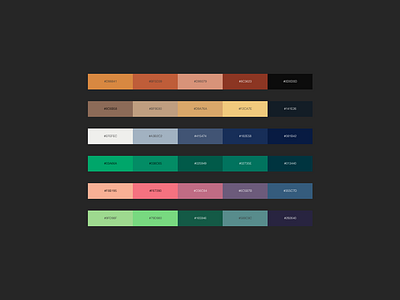 "Color Pallet" DailyUI 060 dailyui pallet