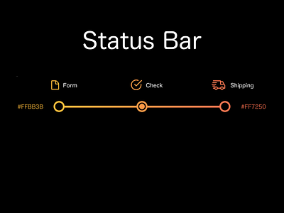 "Status Bar" DailyUI 086 dailyui status statusbar