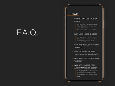 "F.A.Q" DailyUI 092 daily dailyui faq question
