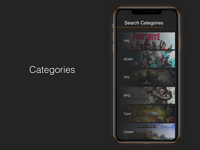 "Category" DailyUI 099 category