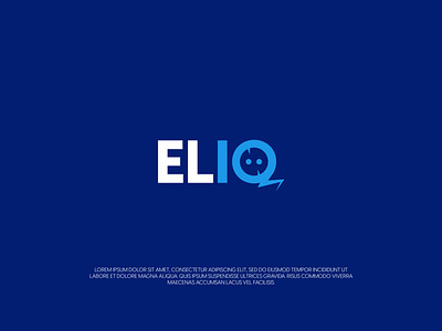 The ELIQ Logo brand electricity entreprise logo logo design typography