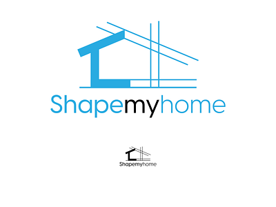 The Shapemyhome Logo brand brand identity building entreprise home house logo logodesign shaping
