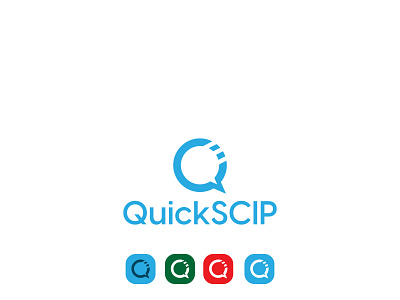 The QuickSCIP Logo appicon brand identity branding entreprise logo logodesign network technologies