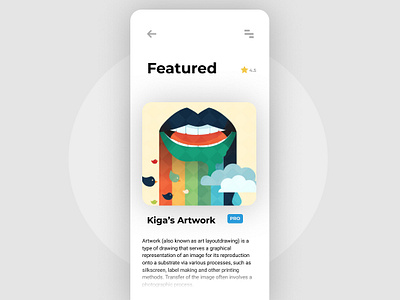 Featured Page animation app branding design icon identity illustration illustrator logo minimal typography ui ux vector website