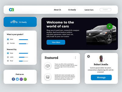 CarArena Landing Page