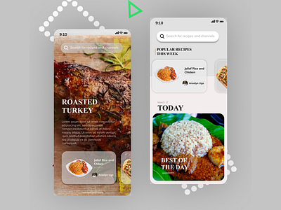 Food Delivery App app app design branding food icon identity illustrator logo typography vector website