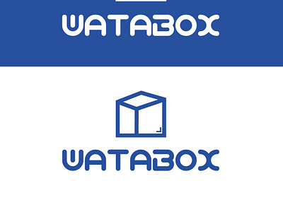 Watabox branding creative logo design logo logotype logotypedesign typography