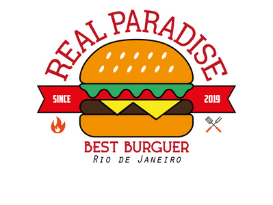 Real Paradise design logo