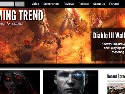 Gaming Trend Feature- Diablo III feature games web