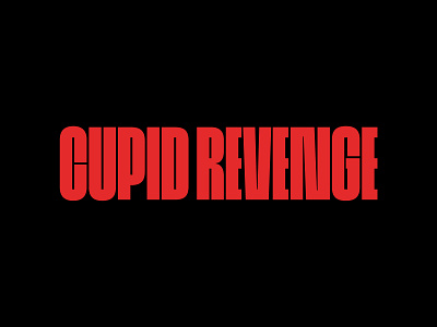 Cupid Revenge - Branding branding cupid graphic design illustration logo minimal model modelling agency red red logo stash