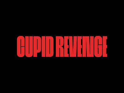 Cupid Revenge - Branding branding cupid graphic design illustration logo minimal model modelling agency red red logo stash